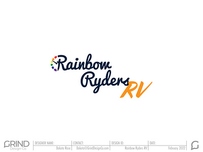 Rainbow Ryders RV: Logo Design brand development branding design graphic design logo visual identity