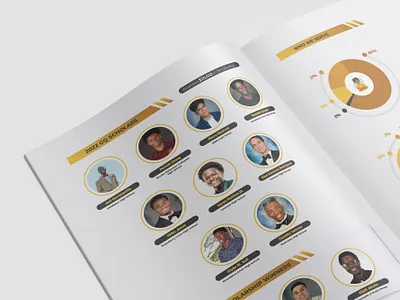 Annual Report Design for GDQUEST annual report business graphics designer lead magnet pdf design