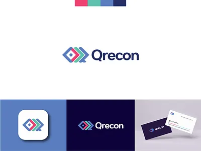 Q logo branding conferences consulting cybersecurity design ecosystem graphic design logo research startups vector