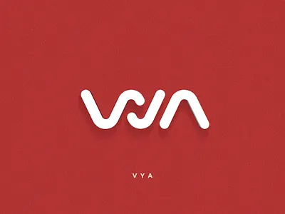VYA | LOGO app branding branding design design dribbler graphic design illustration logo logo design monogram negative space logo typography ui ux vector