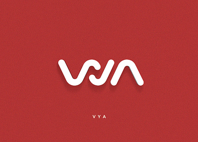 VYA | LOGO app branding branding design design dribbler graphic design illustration logo logo design monogram negative space logo typography ui ux vector