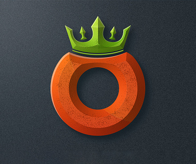 Tsar Peach - Logo branding brend graphic design illustrator logo orange peach photoshop
