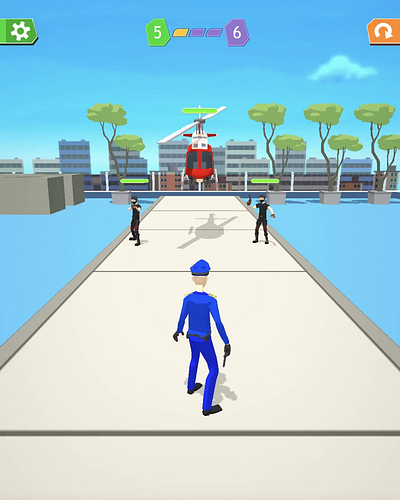 Matrix Cop 3d animation design game