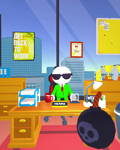 Office Rage 3d animation design game
