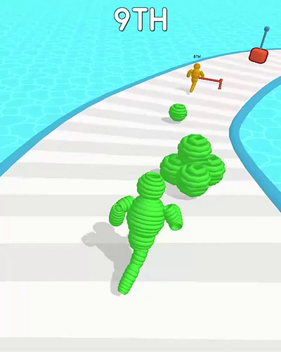 Rope Man 3d animation design game