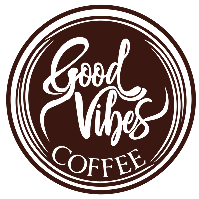 Good Vibes Coffee Logo branding design graphic design illustrator logo typography vector