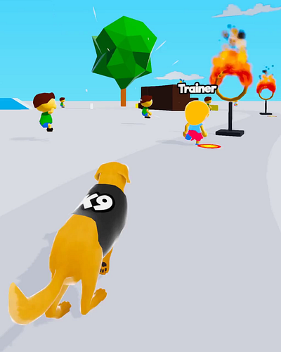 Dog Show 3d animation design game
