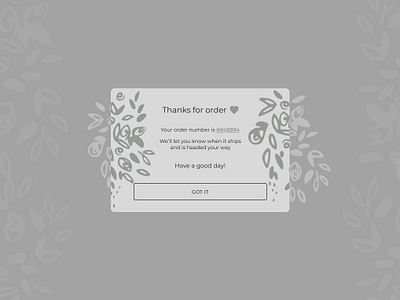 Thank You dailyui dailyui challenge design figma ui ux web