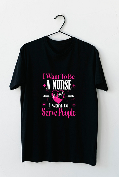 Nursing t-shirt design graphic design illustration nursing design nursing t shirt design t shirt design typography typography design