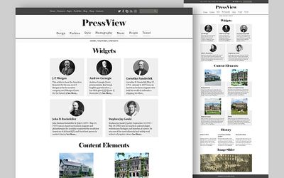 Old News Paper Website Design blog graphic design landing page news paper newsfeed ui uiux website