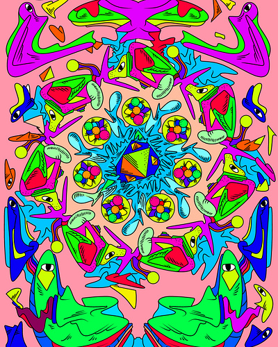 Alberto Carlos Montana - Psychedelic Art graphic design illustration psychedelic psychedelic art psychedelicart