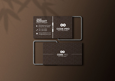 Business Card graphic design logo motion graphics