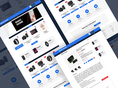 Electronics - Online Store Concept. Modern and Minimal. b2b ui design ecommerce electronic store online shop ui online store store ui ui ux web design website design