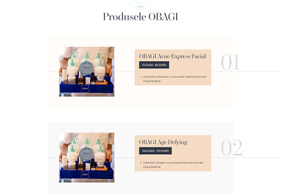 Featured Product Section - Beauty Clinic beauty beauty clinic clinic design figma health web design wellness