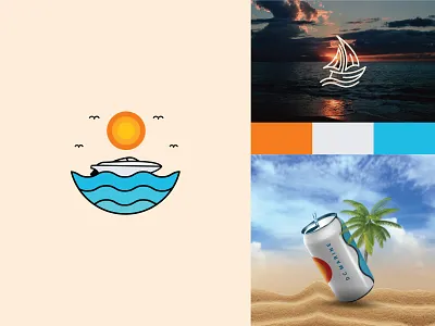 Dc Marine - Beach Boat Club Rebranding beach boat brandidentity branding club design graphic design logo logo design marine minimalist logo rebranding restaurant sea summer sunset