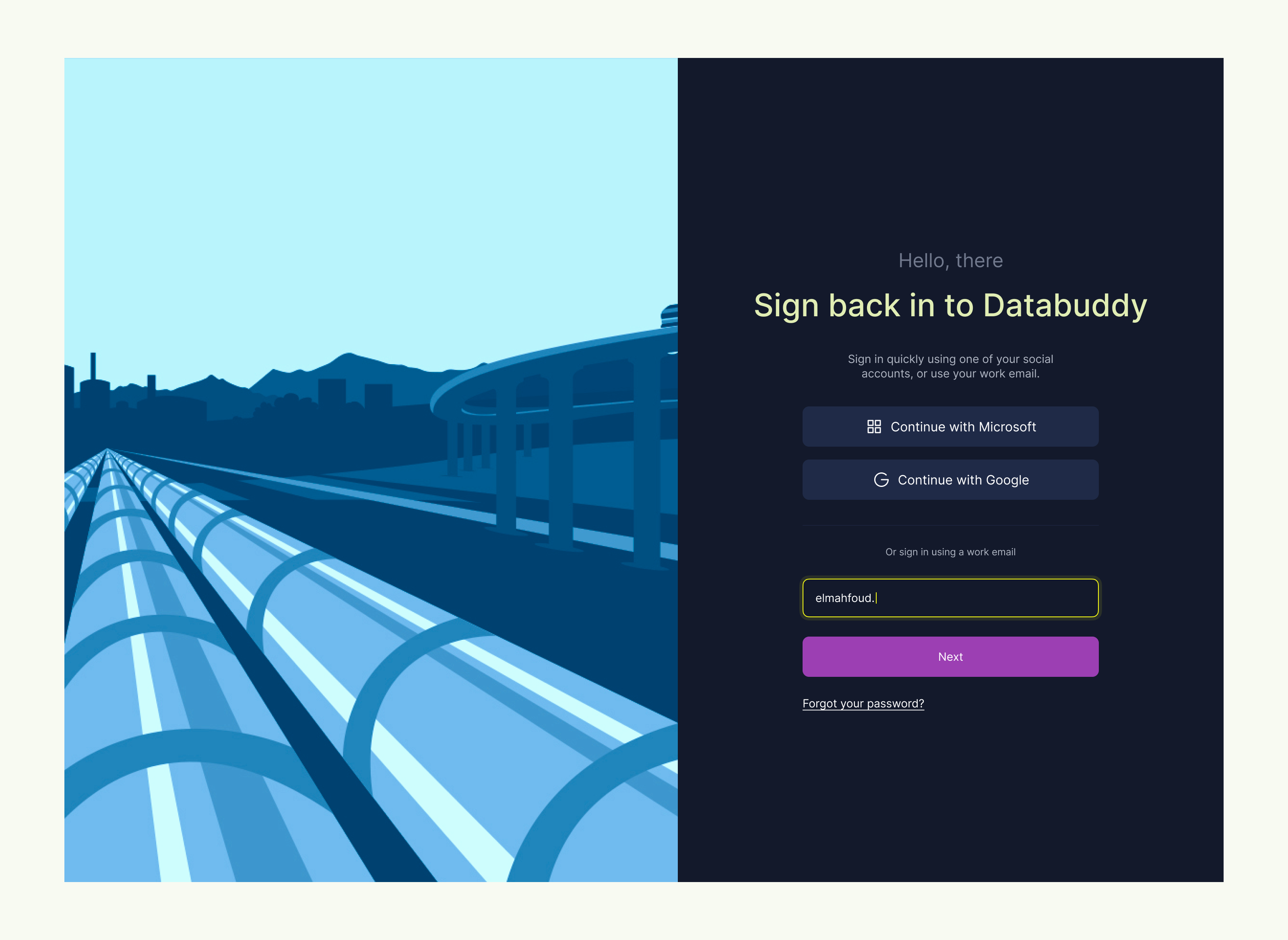 Databuddy — Log In Pages 🌂 app clean dashboard design illustration ios mobile application log in login logo minimal mobile app sign in ui ui design user experience user interface user interface design ux ux design ux ui