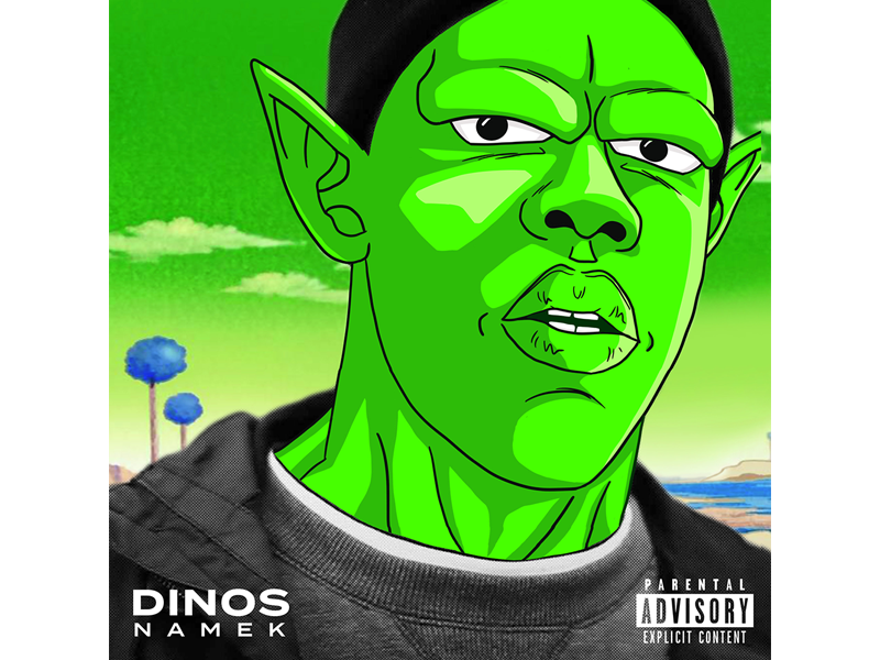 Cover Alternative / Dinos - Namek adobe ae animation cover digital painting drawing graphic design illustration motion graphics music procreate