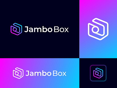 Jambo Box, Modern Gradient Logo Design Concept box logo brand logo branding branding logo design gradient logo graphic design greed logo illustration j letter logo j logo jambo box jambo box logo jambo logo logo logo design logo expa logo make modern logo vector