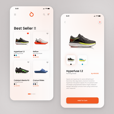E-Commercial Shoe Store app branding design ecommercial indonesia mobile mobileapp onlinestore shoe ui uiux ux