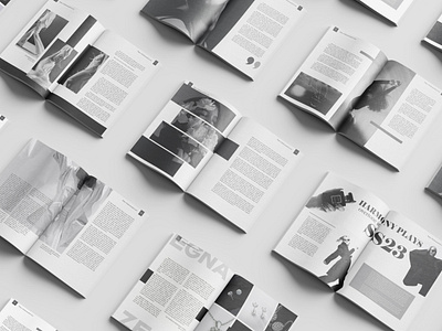 FASHION MAGAZINE LAYOUT (STUDY) adobe indesign black and white design fashion graphic design page layout