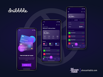 Mobile wallet App ui design ahosanhabib922 design mobile wallet ui