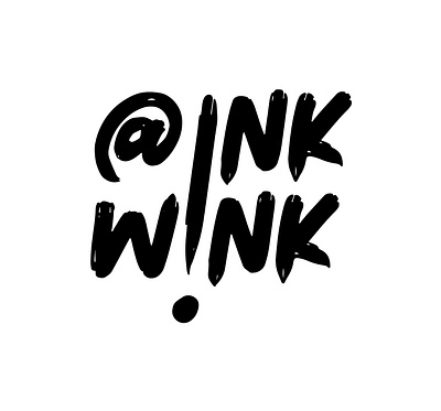 Inkwink ink logo ink wink instagram logo wink logo