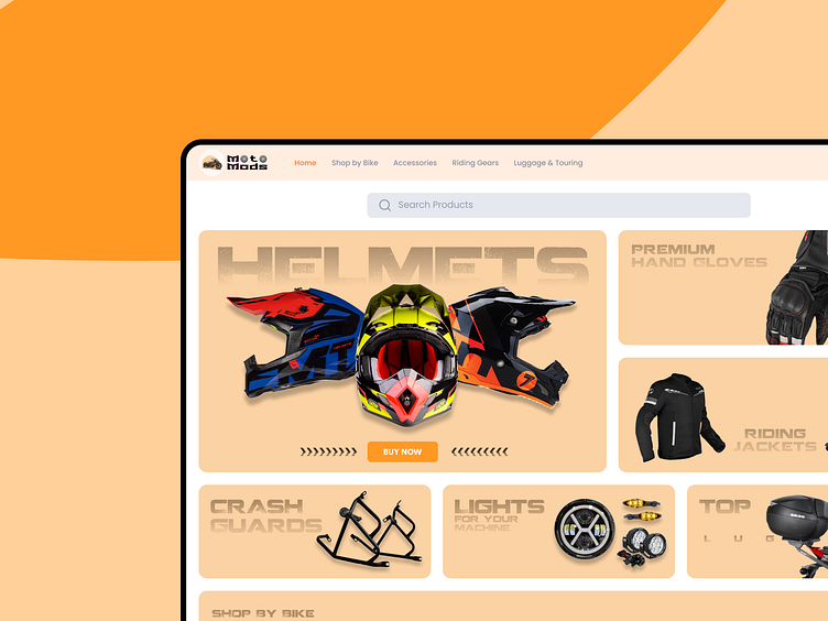 Shop (Bike Accessories Store) DailyUI 012 by Saketh