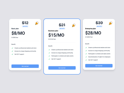 Pricing table - Minh Hieu Ngo app components dally ui design design system designer lean modal paument plan pri price pricecing pricecing table pricecing web ui ui design user interface ux website design