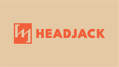 HEADJACK logo design. branding graphic design logo