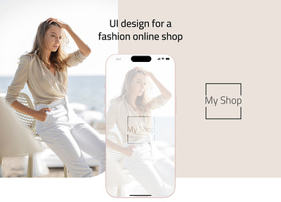 MyShop App Design app design application design fashion app design fashion design fashion online shop ui uiux user interface user interface design