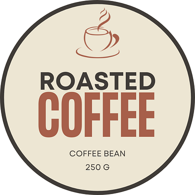 Label Sample branding coffee custom design graphic design label