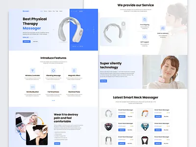 Therapy Landing Page graphic design therapy landing page