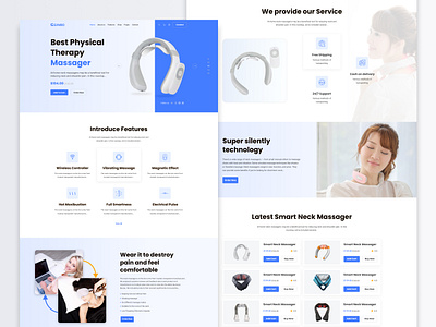 Therapy Landing Page graphic design therapy landing page