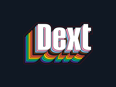 Dext pride sticker dext flag lgbtq pride sticker