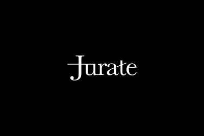 Logotype Jurate branding graphic design logo vector