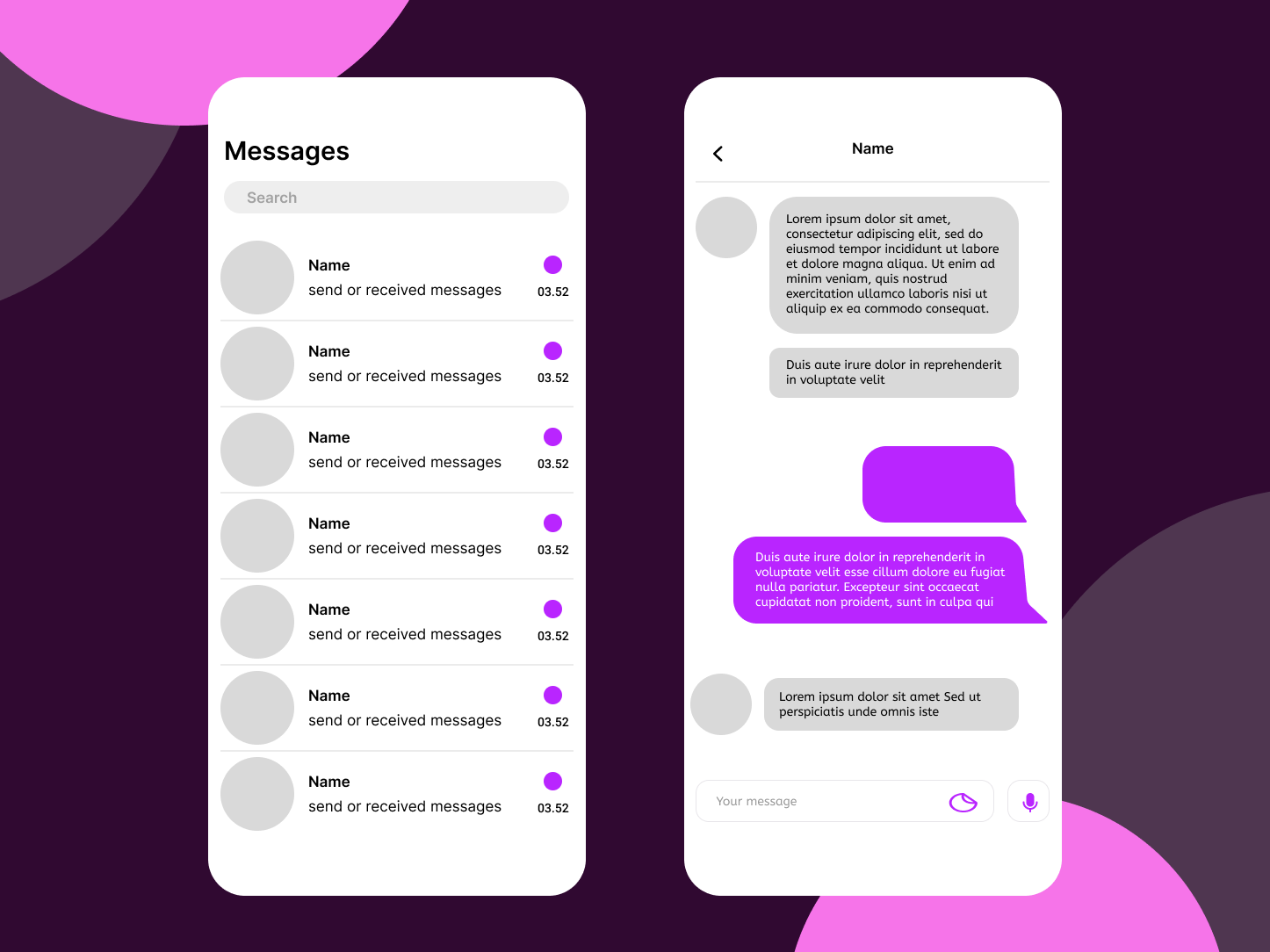 Direct Messaging by Anuga Karunatilaka on Dribbble