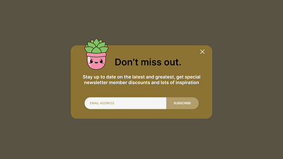 Pop-Up / Overlay dailyui design figma graphic design ui ux