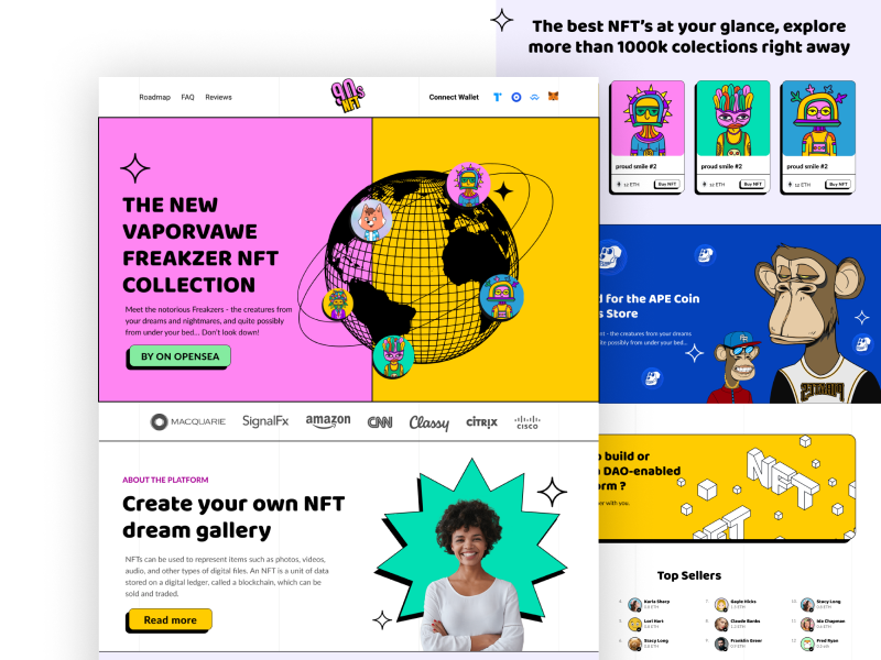 90s NFT UIKIT android app design application branding creative creative design design graphic design illustration logo ui