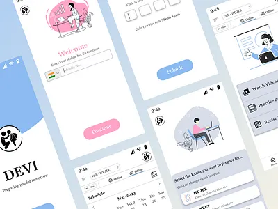 Coaching Institute app design graphic design illustration logo ui vector