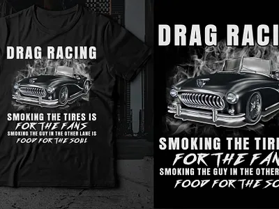 Car Racing T-Shirt Design trendy t shirt