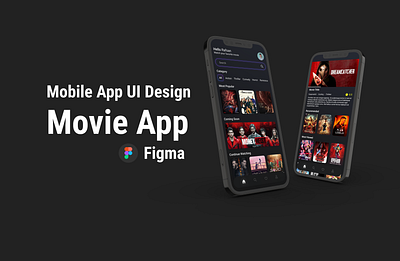 Mobile Movie App UI Design ui ui design ui ux uidesign uiux user experience user interface ux ux design uxui