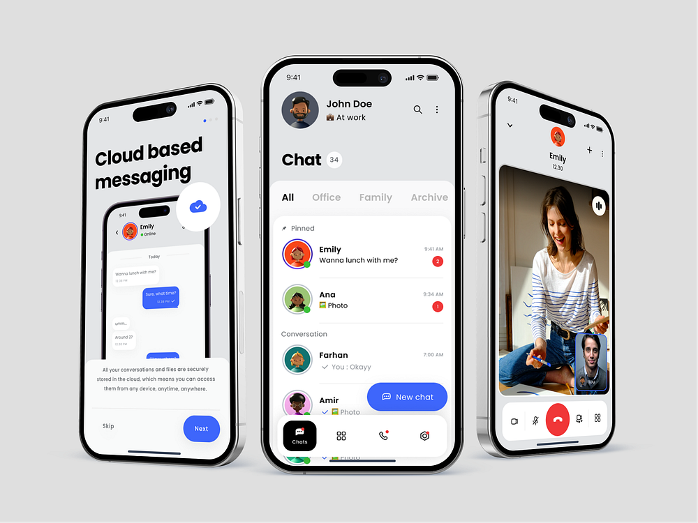 Browse thousands of Chat UI images for design inspiration | Dribbble