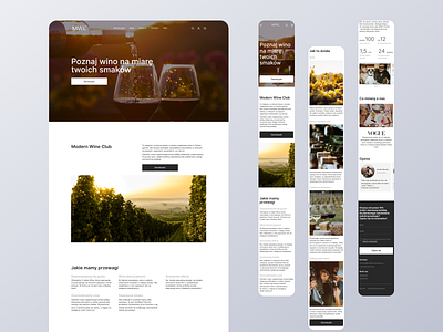 Wine subscription service concept design figma subscription ui uiux webdesign wine store