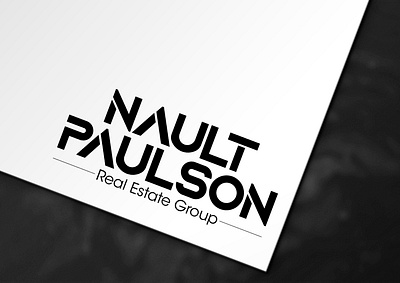 Nault Paulson Real estate logo abstract logo graphic design logo logo design minimalist logo real estate real estate logo