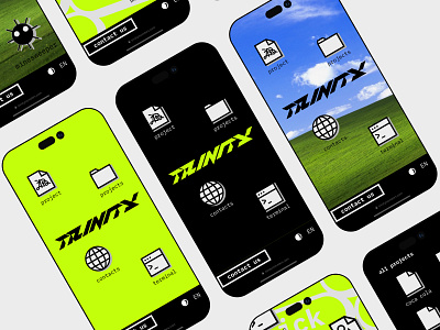 Trinity mobile adaptive agemcy conceptual layout mobile mobile layout portfolio studio web web design