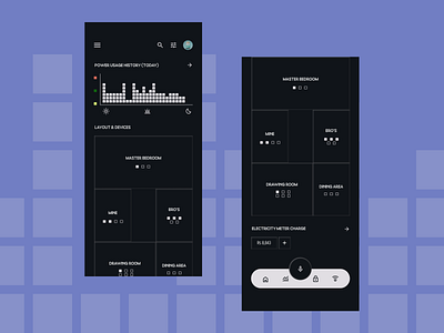 Smart home app interface build designdrug watchmegrow design ui ux