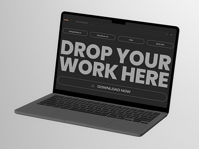 V1 - B03 Macbook Air M2 Mockup branding device laptop macbook macbook air macbook mockup macbookair mock up mockup mockup design mockups psd ui