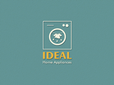 Ideal Home Appliances Pictorial Logo Design adobe illustrator branding color palette combination logo corel draw creative design graphic design illustration logo