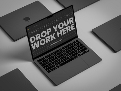 V1 - B07 Macbook Air M2 Mockup branding device laptop macbook macbook air macbook mockup macbookair mock up mockup mockup design mockups psd ui