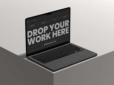 V1 - B08 Macbook Air M2 Mockup branding device laptop macbook macbook air macbook mockup macbookair mock up mockup mockup design mockups ui